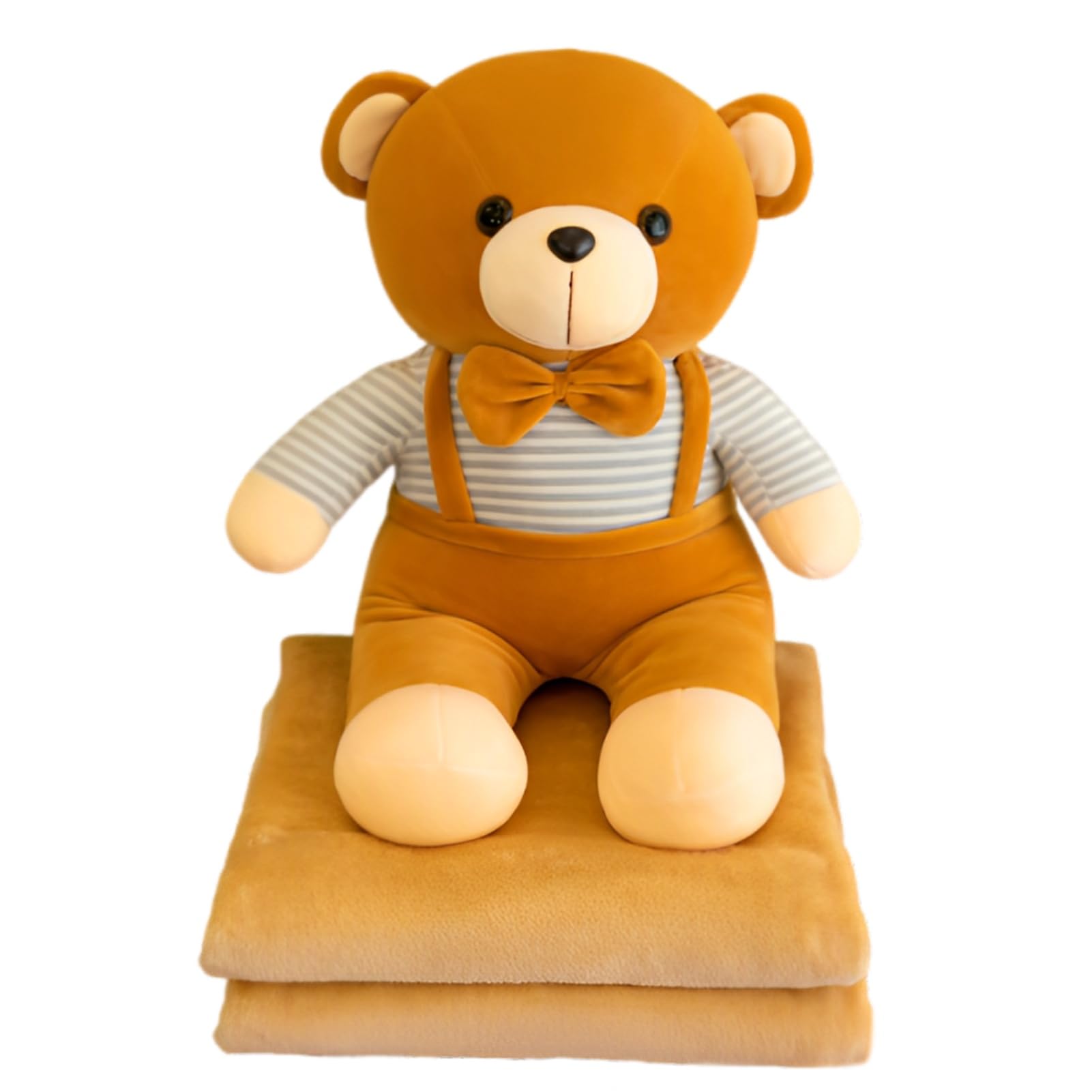 Amazon｜(APOSITV)ブランケット ぬいぐるみ クマ 大判 ひざ掛け